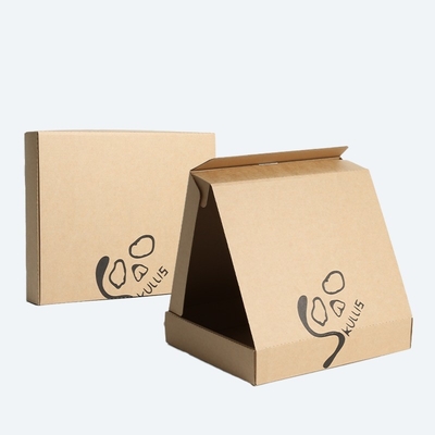 ซื้อ กล่องไปรษณีย์สไตล์พิซซ่า กระดาษกระดาษกระดาษหมึกดํา กล่องอาหารพิซซ่า online manufacture