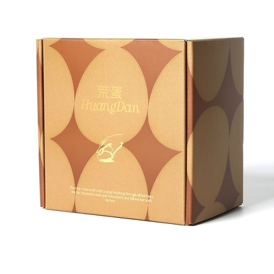 ซื้อ OEM โฟลย์สแตมปิ้งโลโก้ กล่อง Kraft Mailer กล่องส่งแบบคอนโด online manufacture