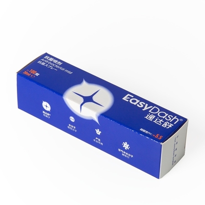 ซื้อ กล่องปลายกระชับความหนาที่กําหนดเองสําหรับบรรจุสเปรย์ต้านเชื้อรา CMYK การพิมพ์สี online manufacture