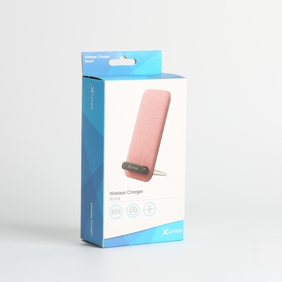 ซื้อ กระดาษเคลือบด้านบนและด้านล่าง กล่องสีขาวสําหรับกระดาษกระดาษ เครื่องชาร์จไร้สาย การบรรจุของขวัญในสี CMYK online manufacture