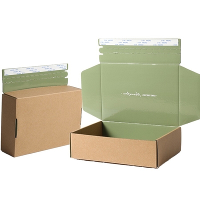 ซิปเปอร์แข็งแรง Kraft กระบอก corrugated สําหรับการส่งบรรจุภัณฑ์ Pantone CMYK สีที่กําหนดเอง
