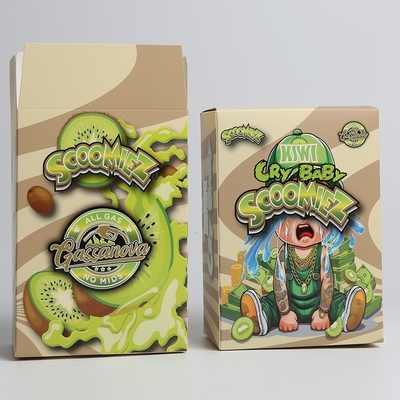 กระดาษ Tuck Top อัตโนมัติ กล่องด้านล่าง Packaging รูปแบบที่กําหนดเอง ด้วยเทปข้างสอง
